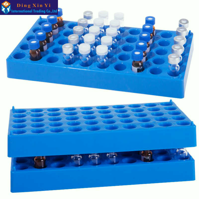 50hole 2ml 12.2mm*15mm sample bottle rack Bayonet chromatographic bottle rack autosampler headspace vials rack without bottles
