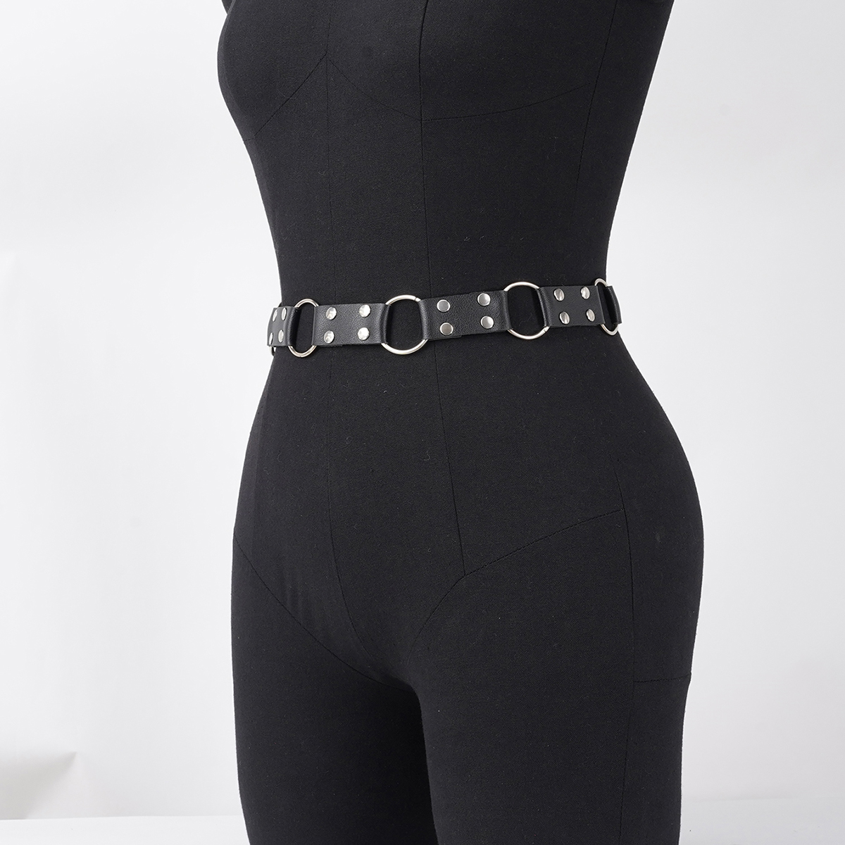 Damenmode Ledergürtel sexy Körpergürtel Dekoration gotisch Kleidung Accessoires