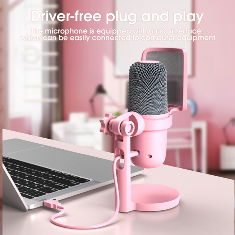 Onikuma  m630 microphone computer desktop professional live sound card noise reduction condenser microphone gaming recording microphone