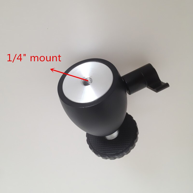 Mini Bal Hoofd Statief Dslr Dv Camera 360 Swivel Balhoofd 1/4 "Schroef Mount Stand LHB99