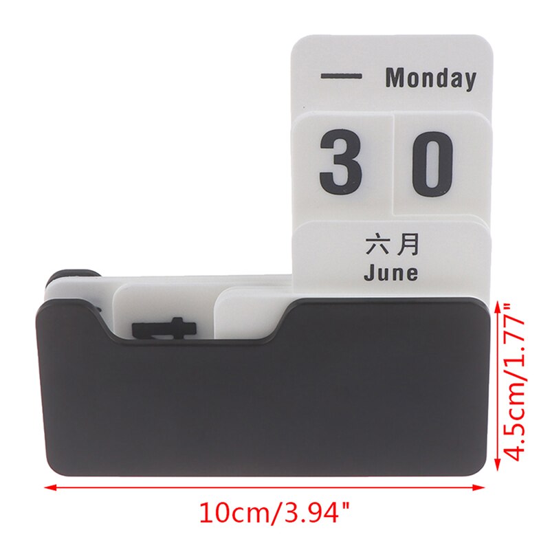 Perpetual Calendar Diy Flip Calendar Crafts Home Office School Desk Decoration