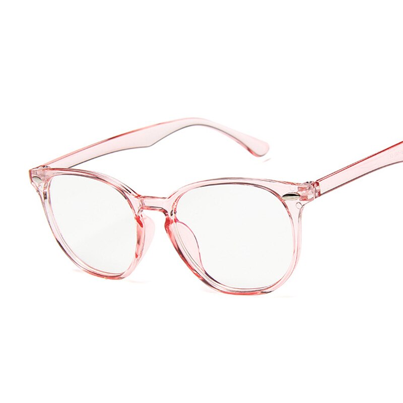 Gafas transparentes con monturas de óptica falsa para mujer, lentes transparentes para miopía, gafas para ordenador