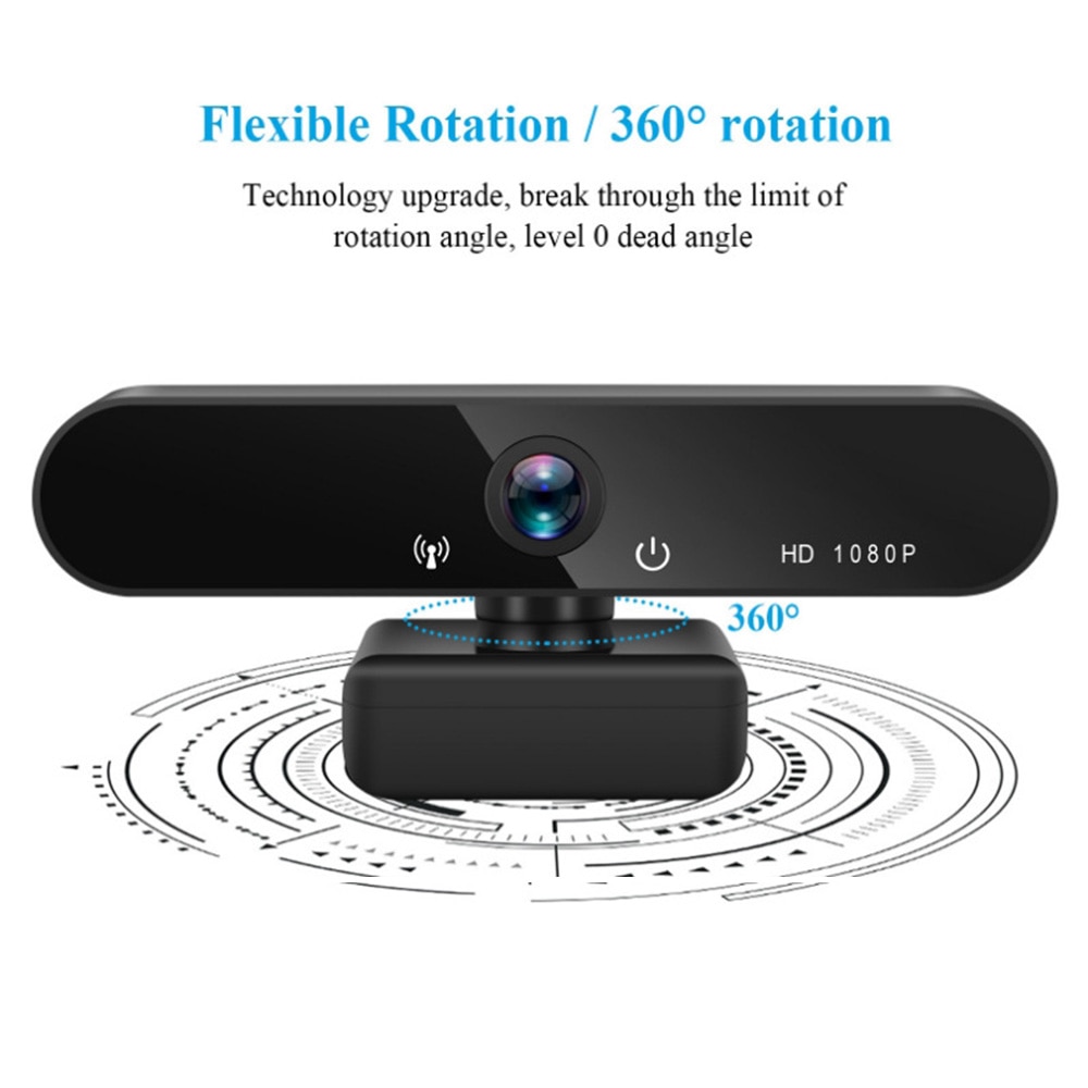 Webcam 1080P Netz kamera mit mikrofon Netz USB Kamera Volle HD 1080P Nocken webcam für PC Computer Live Video Aufruf Arbeit