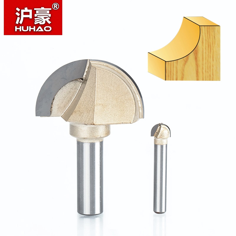 HUHAO 1pcs 6/8mm Shank Double Edging Router Bits for Wood Cove Box Bit CNC Milling Cutter Carbide Woodworking Tools