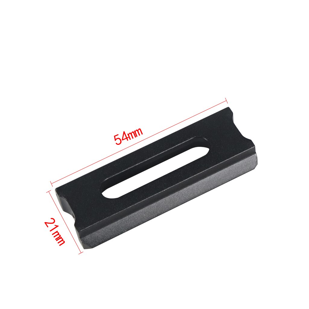 Quick Release Safety Rail Rig for NATO Rail 48mm 63mm for Anti-Off Top Handle Clamp Slider Adapter DSLR Camera Cage Extension: 54mm