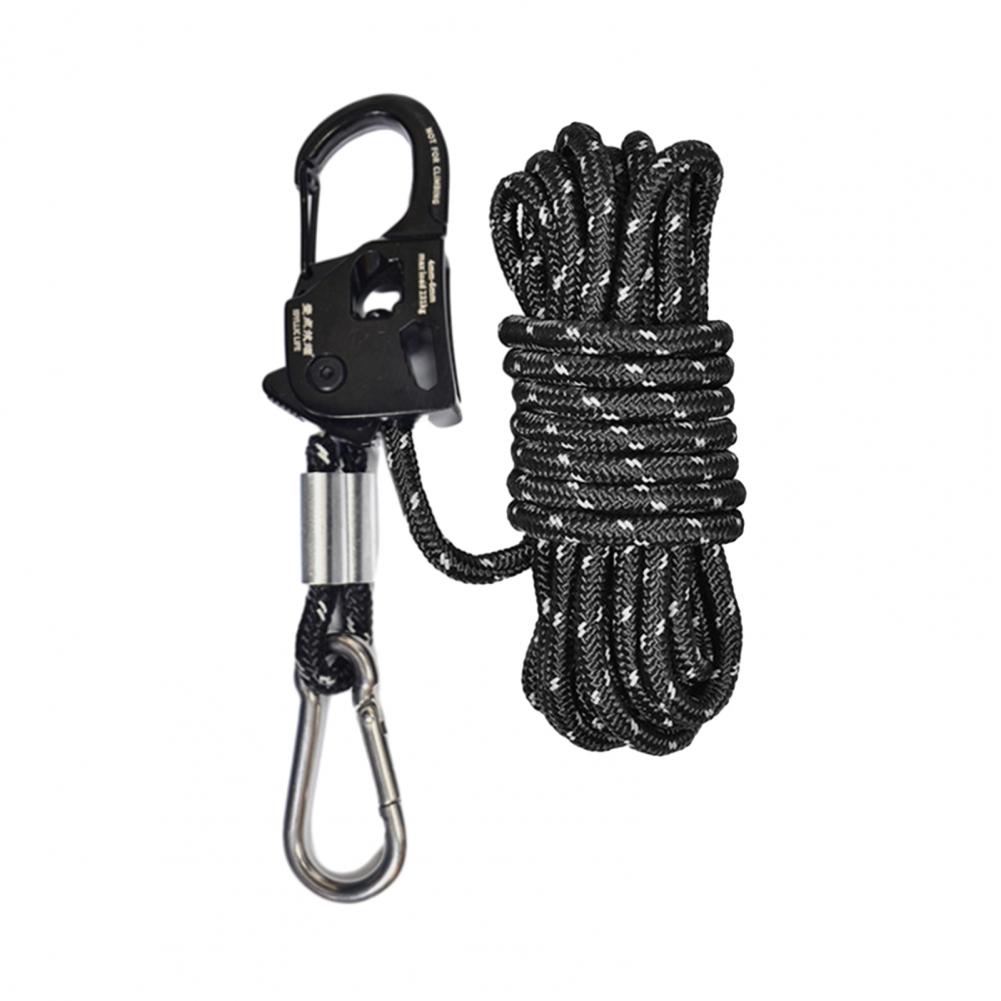 Accesorios de acampada, tensor de cuerda de tienda de campaña de aleación de aluminio duradero para equipo de Camping portátil ligero, fuerte para exteriores: Blanco