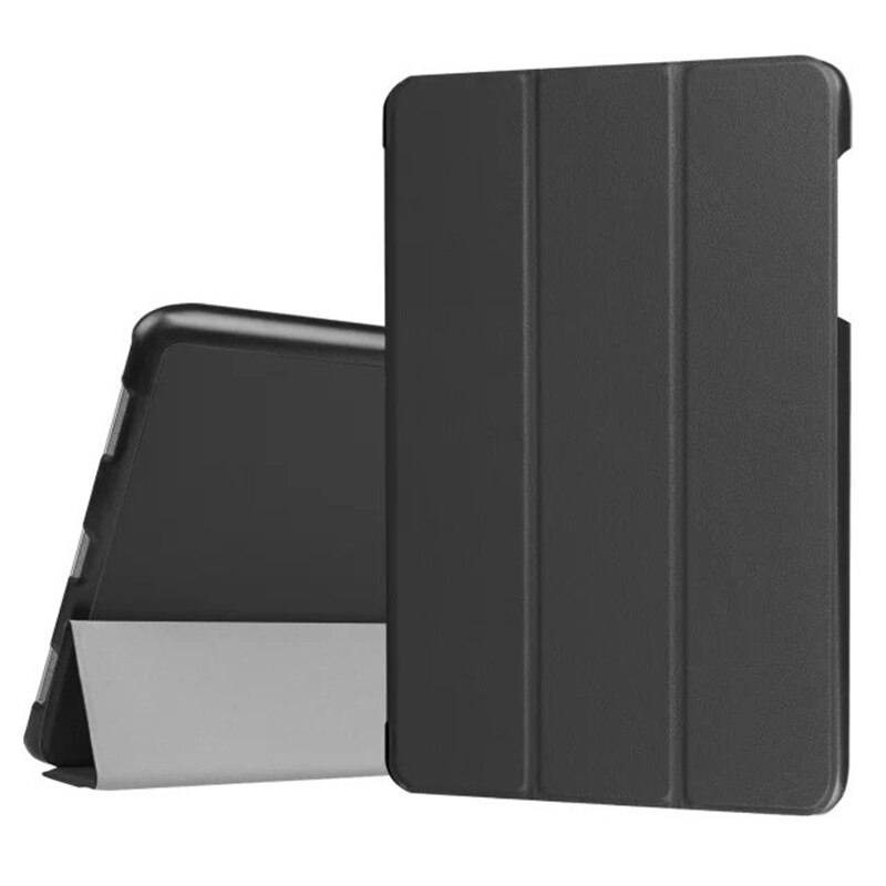 Étui mince en cuir PU à rabat magnétique pour Asus ZenPad 3S 10 Z500M, housse de support de 9.7 pouces pour tablette Asus Z500m, avec stylo: black