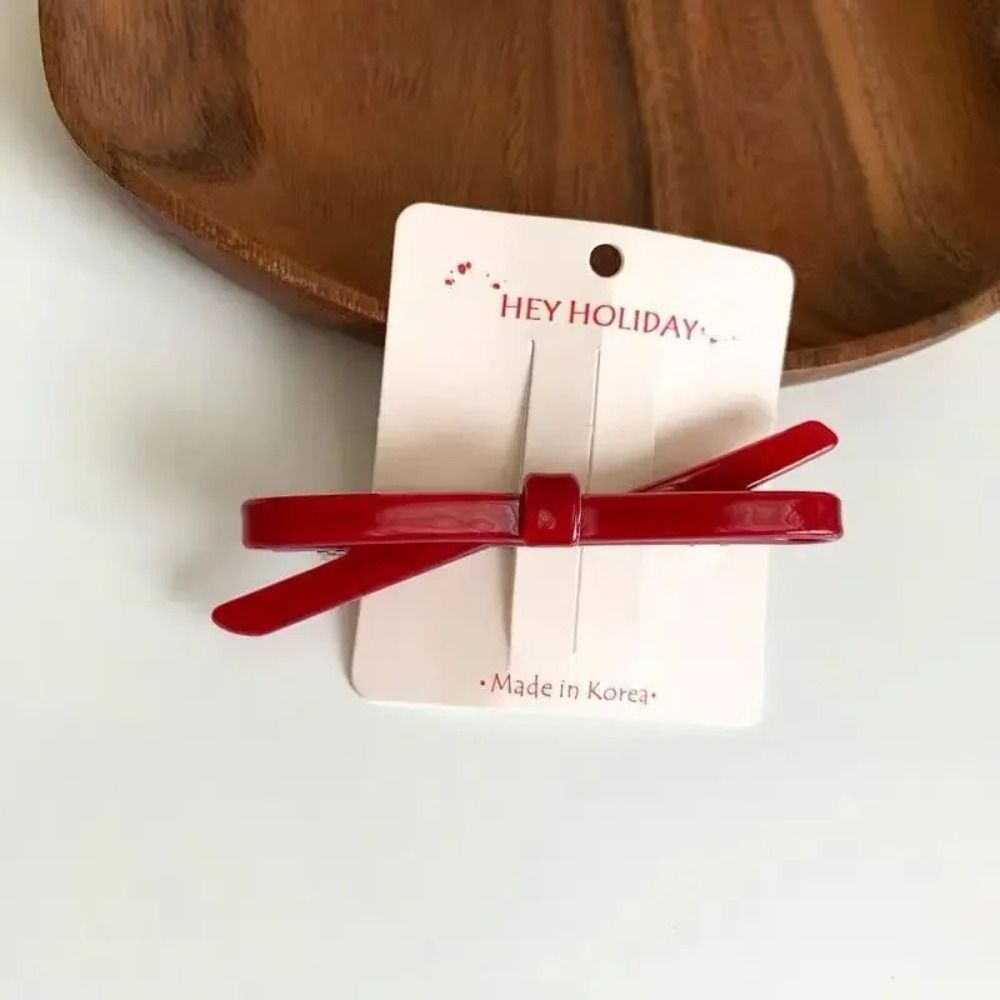 Koreanische Haarnadel Kopfschmuck Clip Seite Mädchen Wort Clip weibliche Online-Influencer Bogen zurück Kopf Pony oben Clip Kopfschmuck Haarnadeln: Gelb