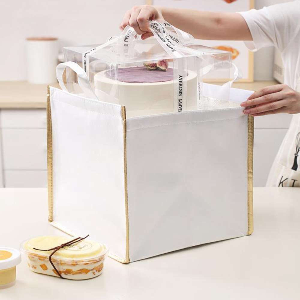 1PC Foldable Multifunction Cake Insulation Bag Waterproof Aluminum Foil Cooler Bag Thermal Box Home kitchen Bag