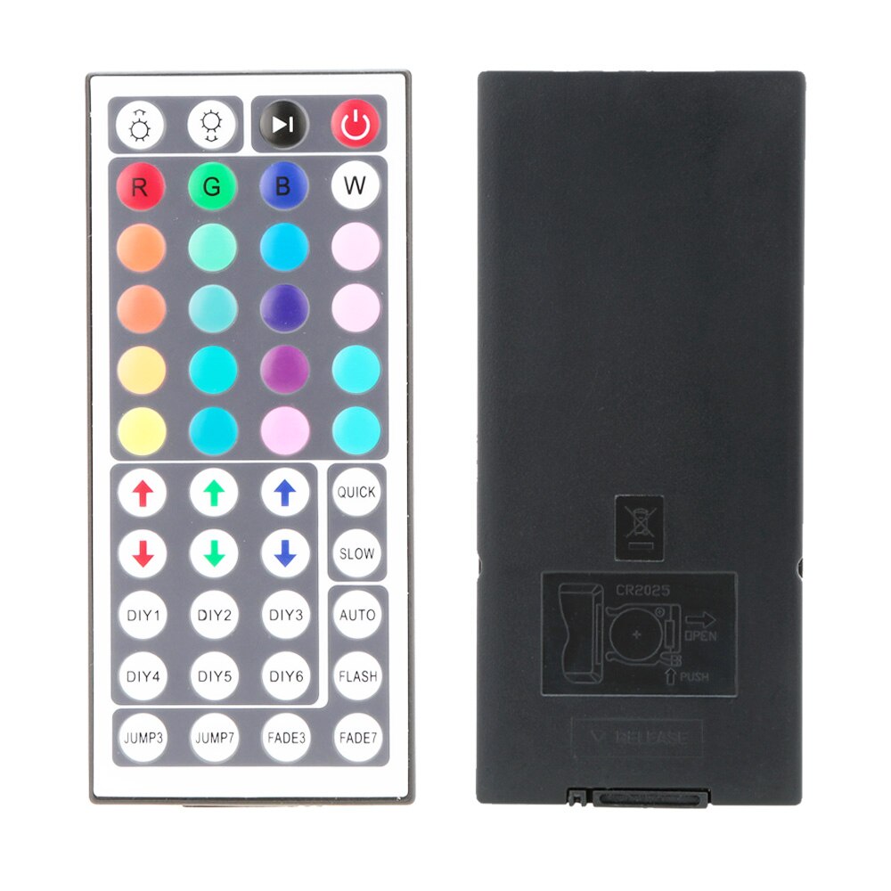 LED RGB Controller 44 Keys Single Double IR Remote RGB Controller DC12V Dimmer Control Box For SMD2835 3528 5050 LED Strip Light