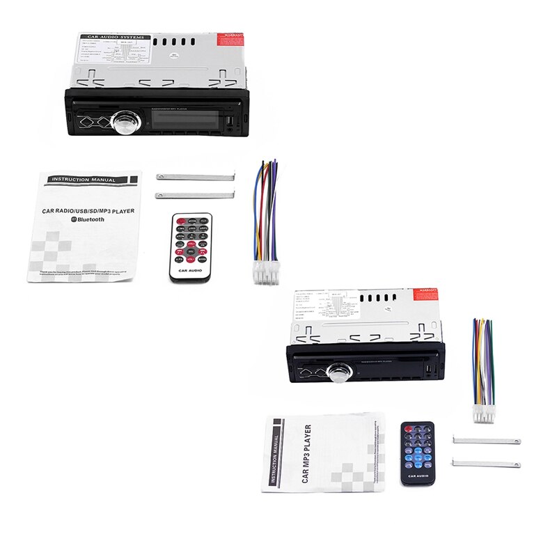 12V Fm RECEPTOR de Radio Estéreo Mp3 Wma Wav Flac Coche