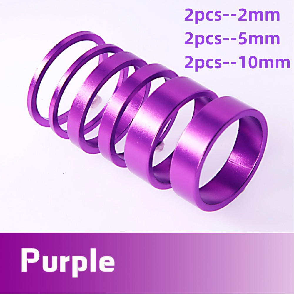 OUO CNC Mtb Power Cap 1 1/8 Headset Spacers Stem Top Cap Bolt 28.6mm Fork Spacer Bicycle Bridge Steering Column: MULTI