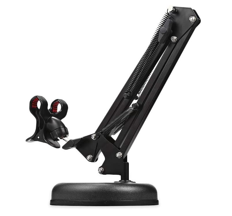 Uitschuifbare Microfoon Houder Tafel Stand Lui Beugel 360 ° Draaibaar Met Klem Flexibele Scharnierende Arm Voor Mobiele Telefoon Mic: Model A