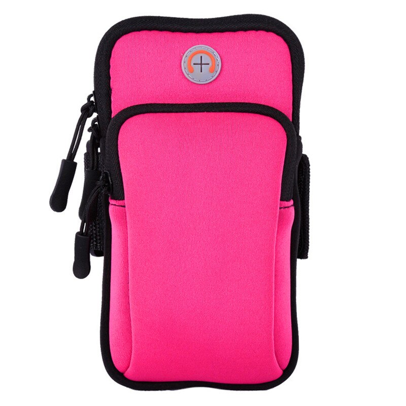 Multifunktionale outdoor-sport-armtasche, freizeit-armtasche, fitnessstudio-tasche, handytasche, schlüsselhalter für iphone x und samsung: Rote rose