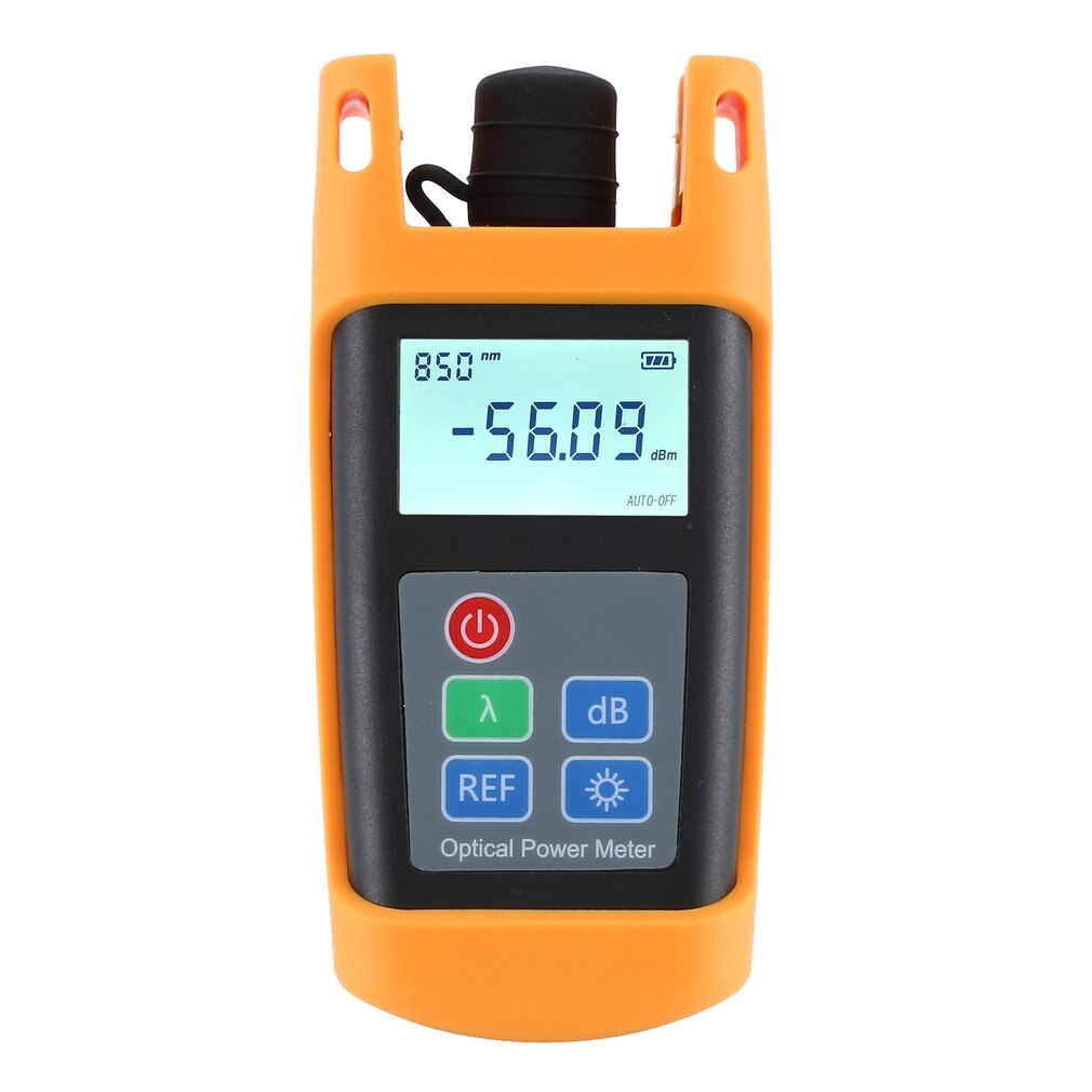 Optical Power Meter -70~+10 Fiber Optic Cable Tester Automatic shutdown For SC CATV Test dBm/ dB/ uW