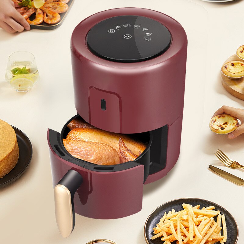 Air Fryer No Oil Home Intelligent 2.5L Large Capacity Multifunction Electric Deep Fryer Without Oil