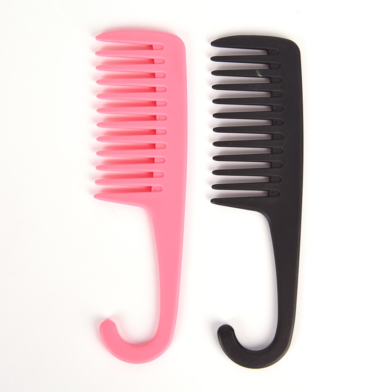 Wide Large Tooth Combs Reduce Hair Loss Comb Pro Hairdress Salon Dyeing Styling Brush Tools 2 Colors