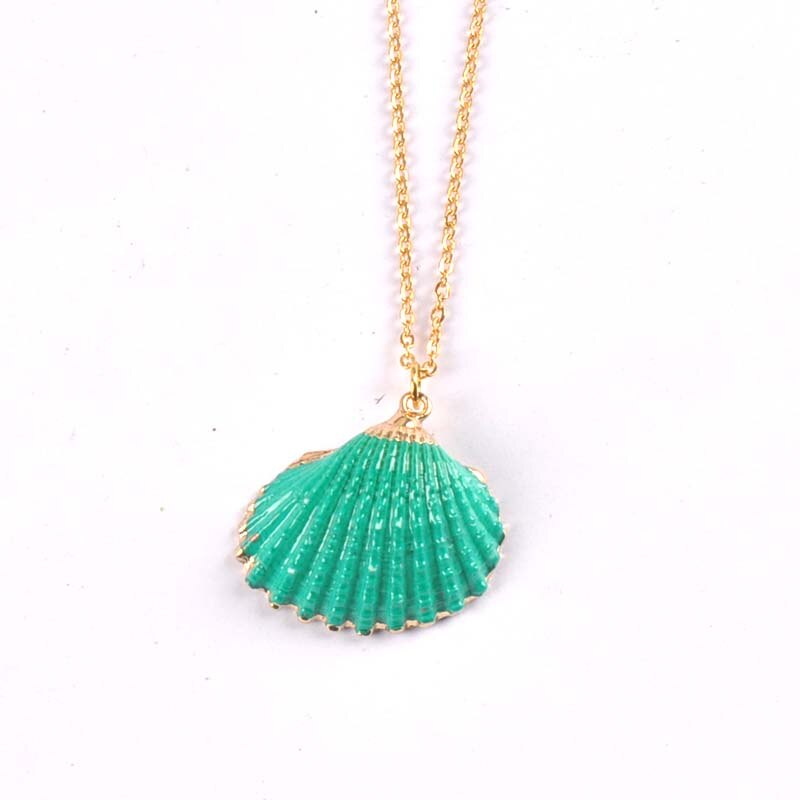 1pcs Conch Seashell shell charm necklace for Women Jewelry Summer Beach Shell Necklace Women cp2687: 12