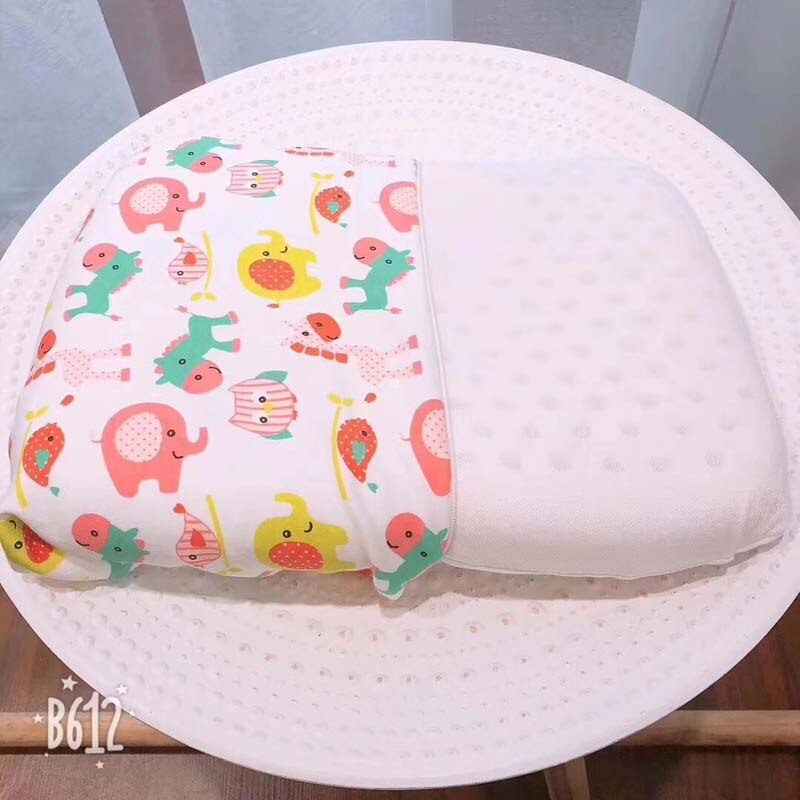 Baby Natural Latex Pillow Case Sleeping Bedding Cervical Pillows Thailand Natural Latex Orthopedic Massage baby Pillow Case