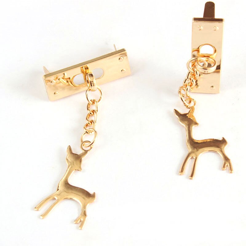 Herten Hanger Metalen Decoratie Voor Diy Handtas Craft Schoudertas Hardware Hardware Ornament Voor Vrouwen