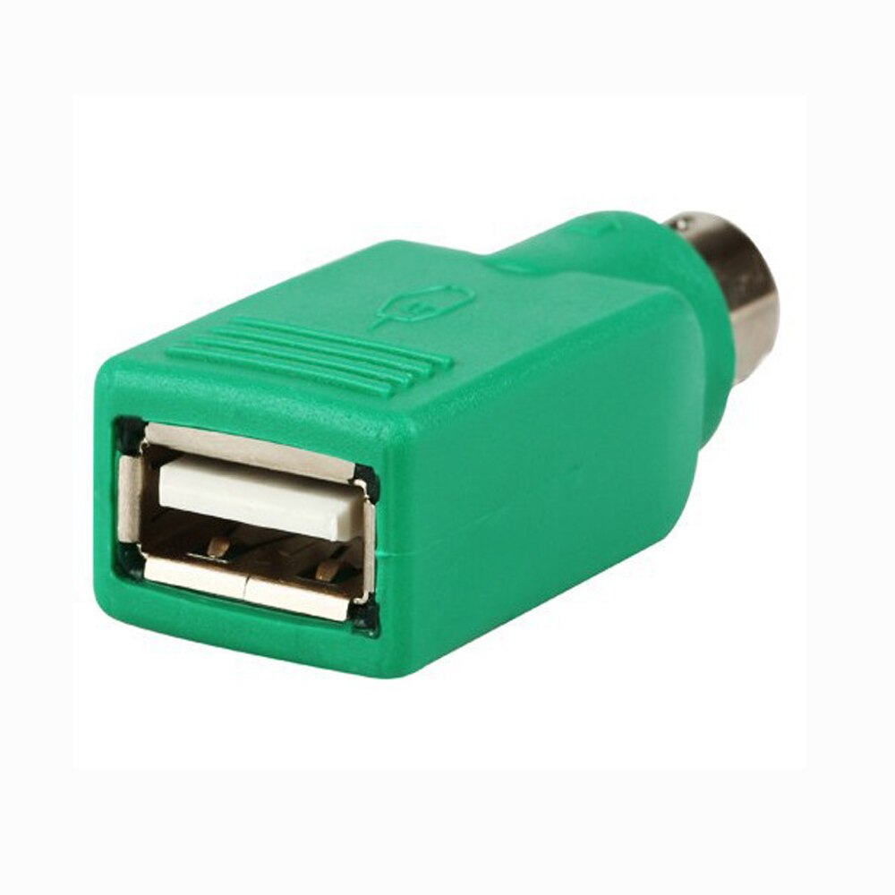 Adaptador USB 2,0 A macho A hembra para PS2, conector convertidor, uso para PC, ordenador, teclado, ratón, 10 Uds.