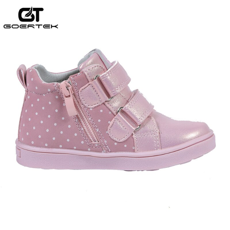GT GOERTEK Toddler Girls New Fashion Boots bambini pelle Botas Mujer primavera autunno Infant bambini stivaletti Baby Botas Para Menina