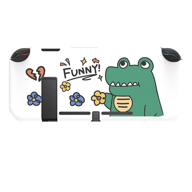 Cute Cartoon Switch Protective Shell TPU Hard Cover Shell NS Lite Anti-fall Painted Sleeve Case For Nintendo Switch Accessories: 6 Switch