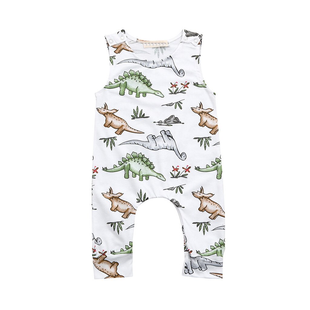0-24m pajacyki noworodek chłopcy dziewczęta ubrania kreskówki z nadrukiem dinozaura romper kombinezon stroje Combinaison Bebe Garcon: 6 m