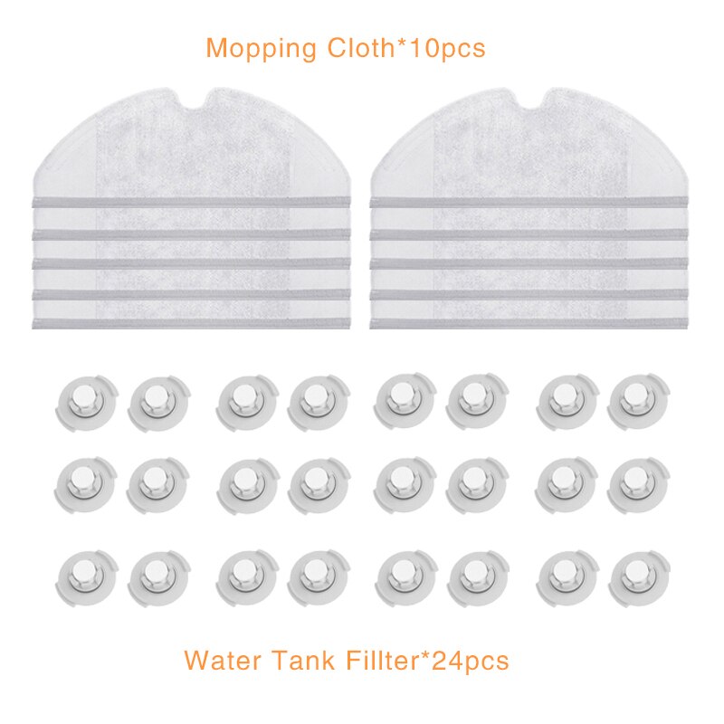 Filtros de tanque de agua para mopa, accesorios, para Xiaomi Roborock S50, S51, S55, S6, S5: 1