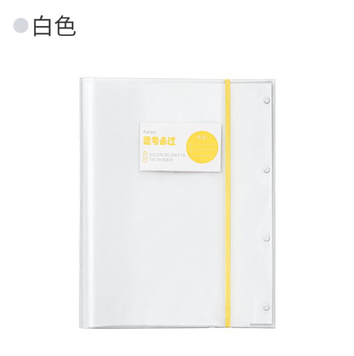 1PC A3 Display Book 20/30/40 Pages Transparent Insert Folder Document Storage Bag for Bank Campus File Office Workplace Student: 40 pages white