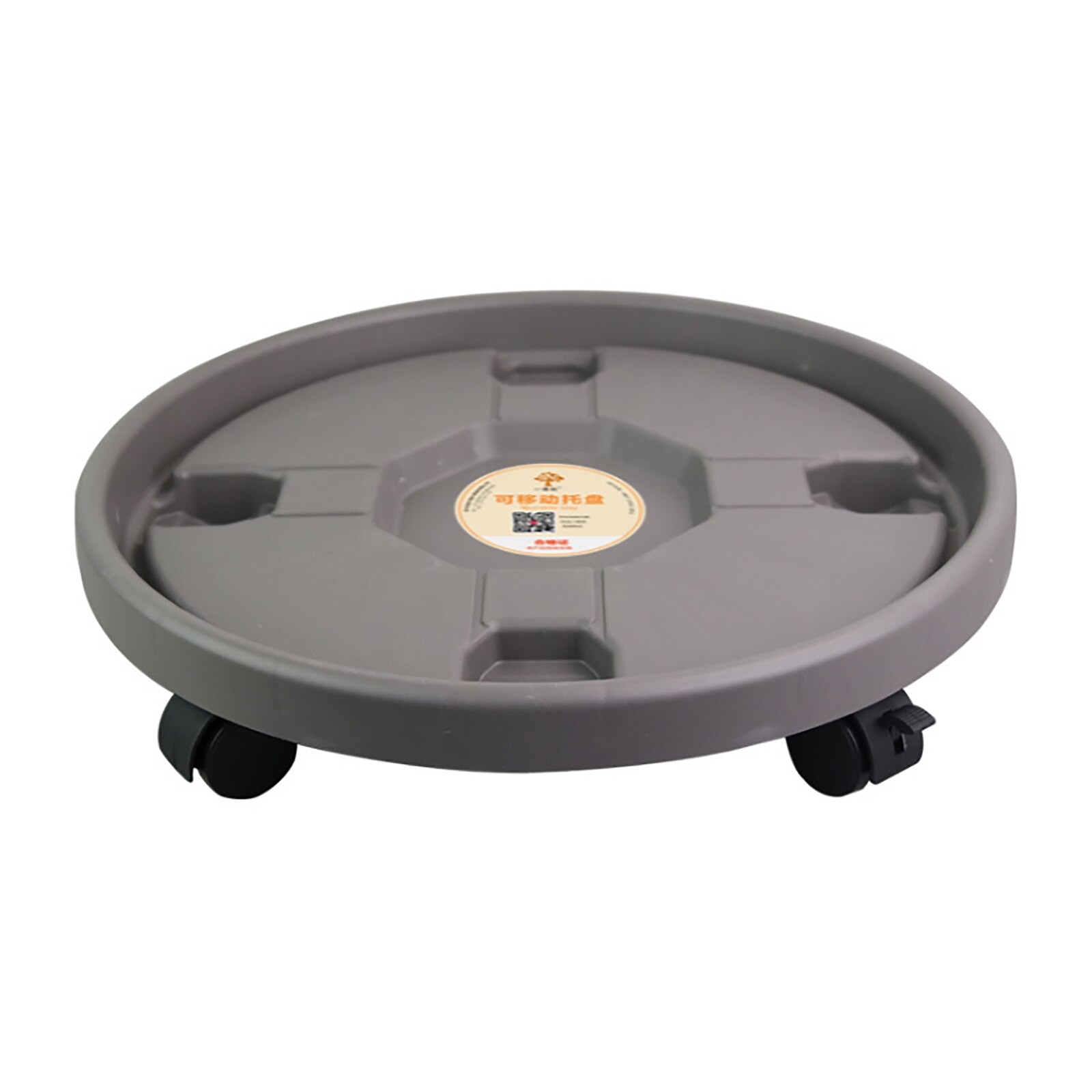 Support de Pot de fleur à roues universelles, support Mobile, plateau Mobile épais, Vase rond amovible avec rouleaux, support pour plantes: Grey 400