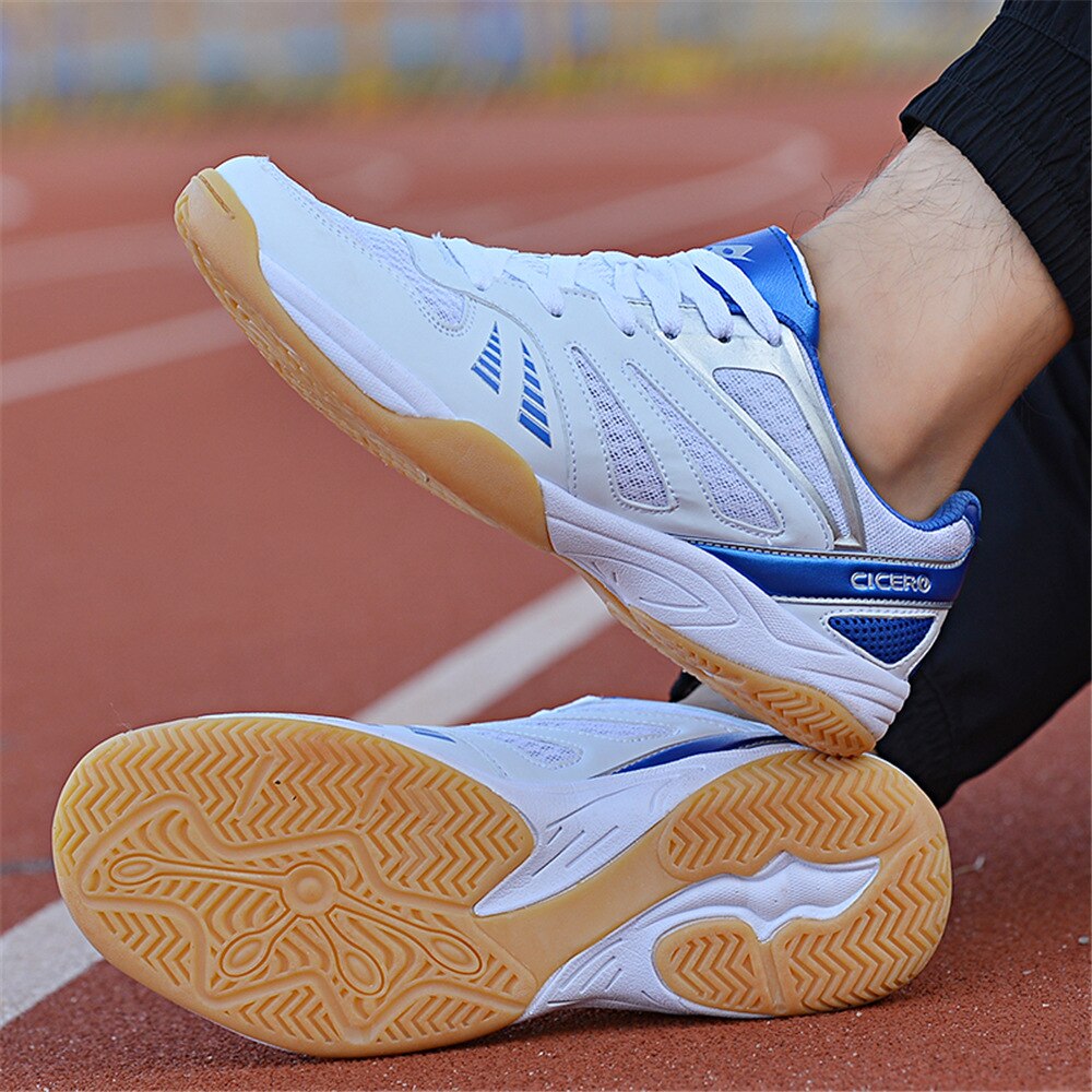 Table Tennis Shoes Breathable For Men Women Sports Shoes Antiskid Shock Absorption Indoor Sport Sneakers