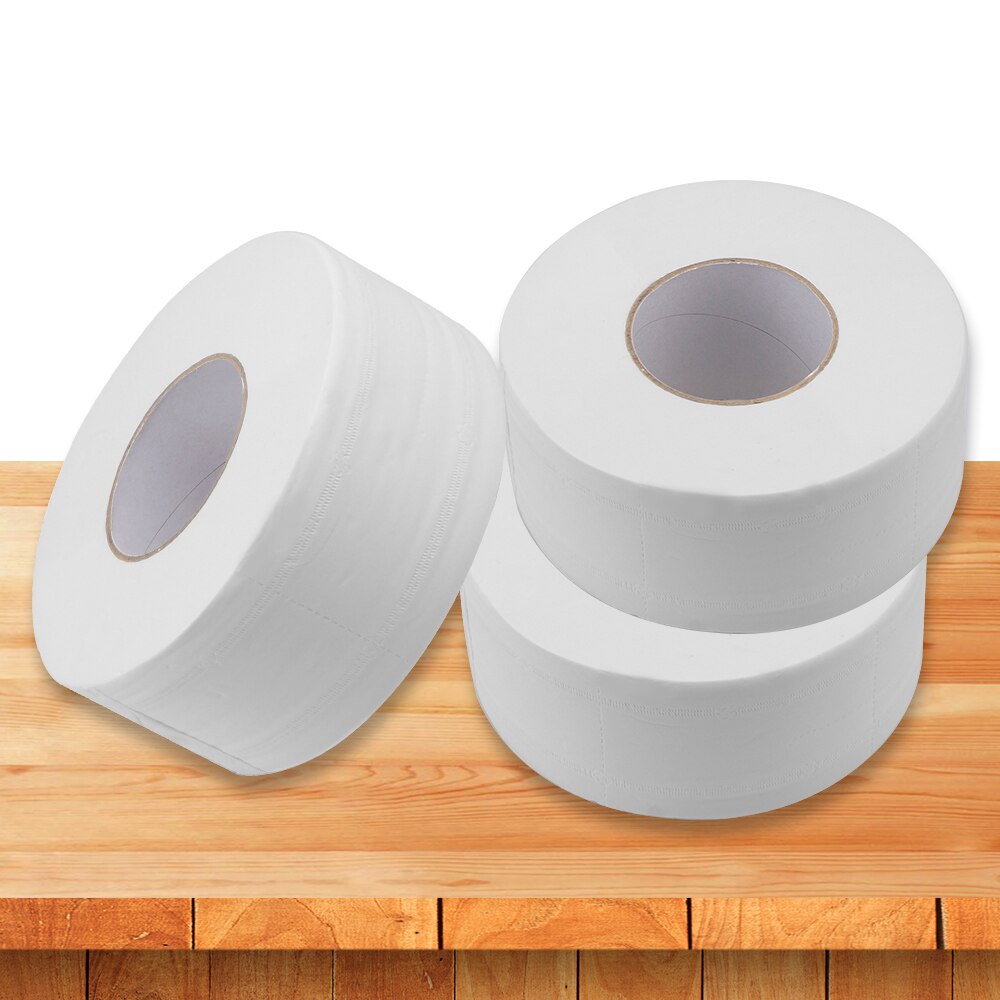 1 Roll Papieren Handdoeken 4-Lagen Huidvriendelijke Papieren Handdoeken Houtpulp Wc Roll Papier Zachte Toiletpapier tissue Roll