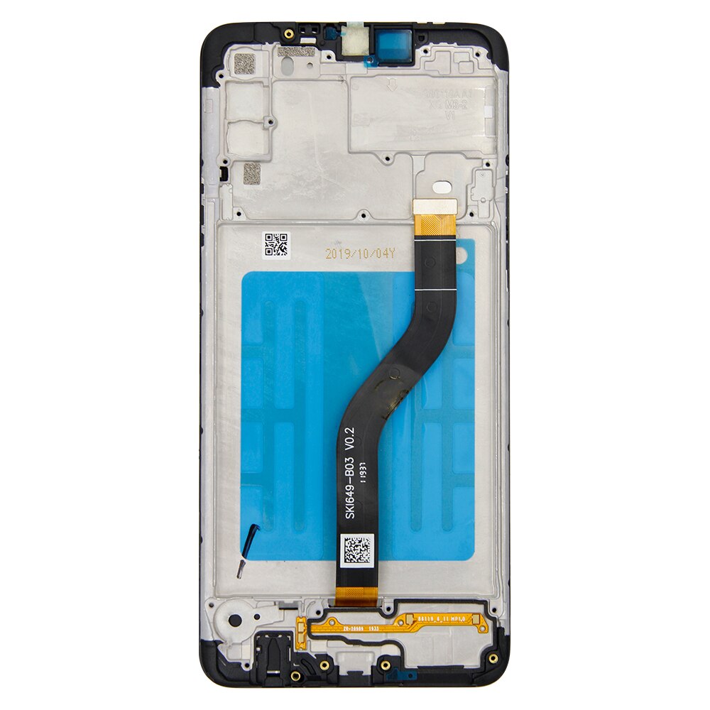 Voor Samsung Galaxy A20S A207 207F/Ds A207FN A207U A207G A207F Lcd Touch Screen Digitizer Glazen Paneel Montage + Frame