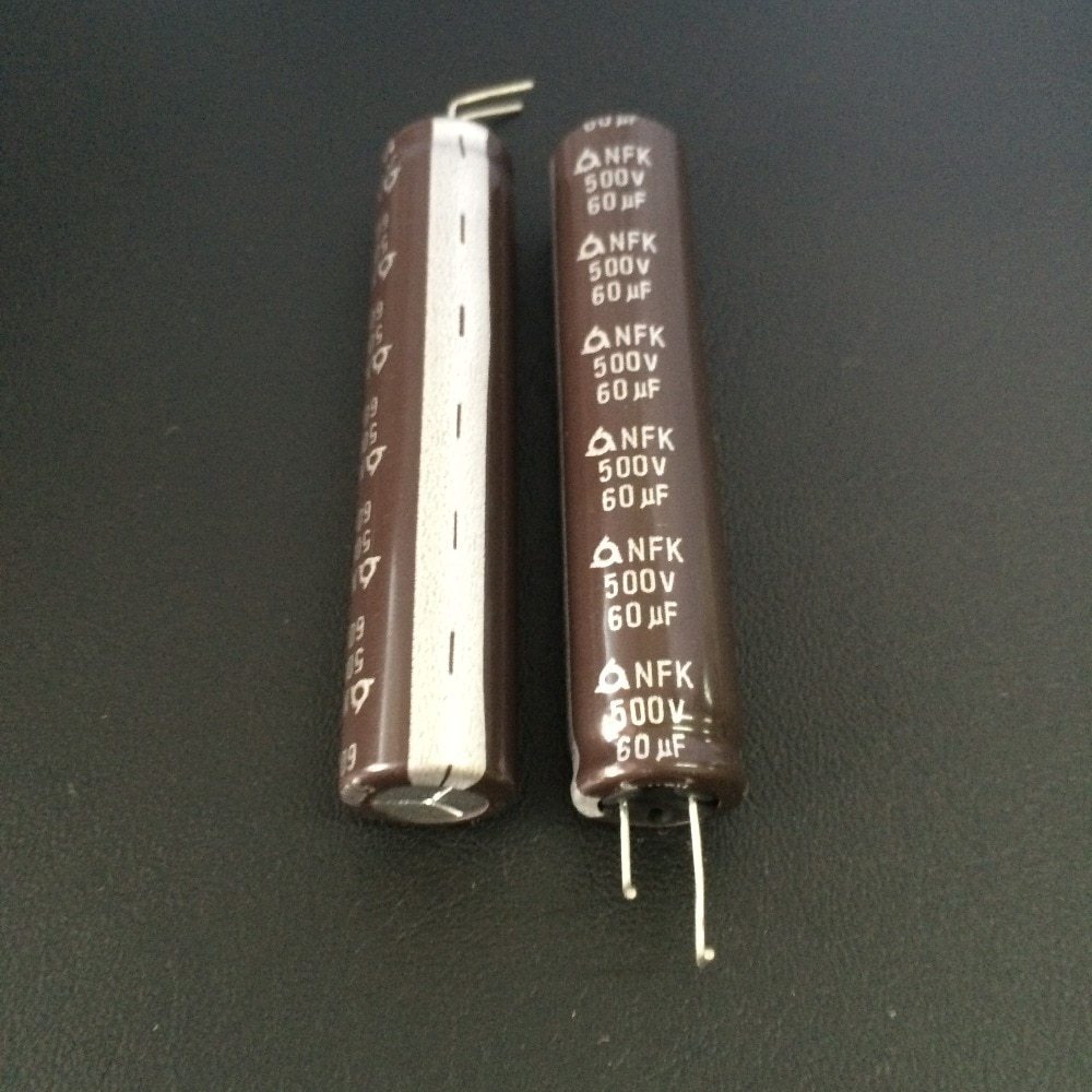 5 stk 60uf 500v samyoung nfk serie 12.5 x 60mm 500 v 60uf aluminium elektrolytiske kondensatorer