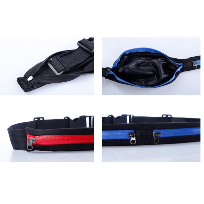 Outdoor Dual Pocket Running Taille Packs Veilige Handige Waterdichte En Stijlvolle Verstelbare Voor Vrouwen Mannen Unisex