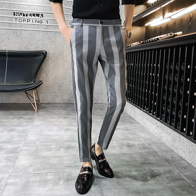 Slim fit sommer formel jakkesæt bukser bryllup brudgom bukser bryllup bukser mænd pantalones hombre de vestir