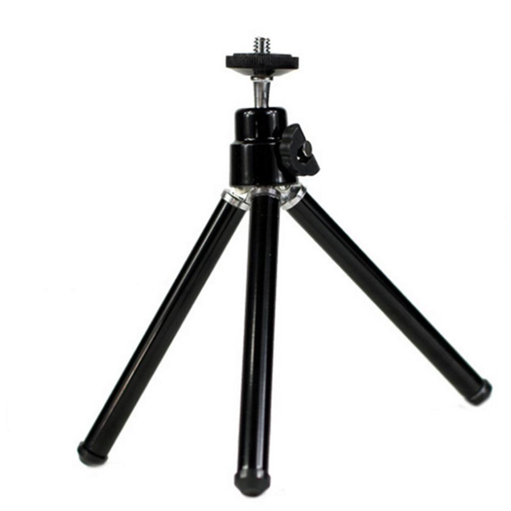 Lejiada 6 tommer kompatibel bærbar projektor mini stativ kameratelefon  yg300 yg320 l1 q2 yg200 yg310 814 t200 osv. stabil stander: Sort mini stativ