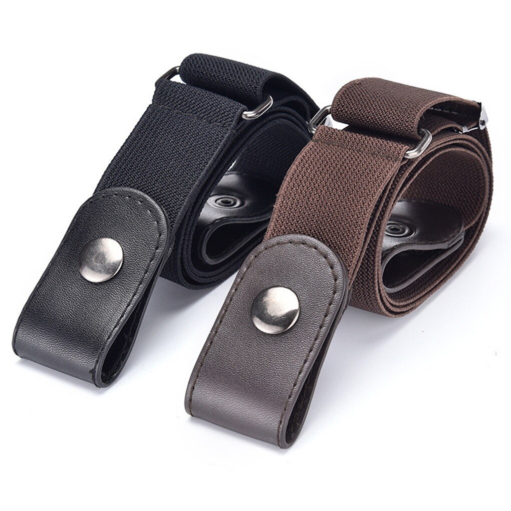 Buckle-Free Belt for Jean Pants,Dresses No Buckle Stretch Elastic Waist Belt for Women/Men,No Bulge,No Hassle Waist Belt
