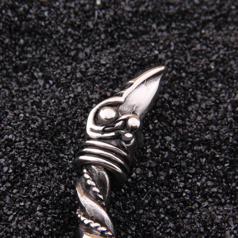 Rustfrit stål ravn armbånd indiske smykker tilbehør viking armbånd mænd armbånd manchet armbånd til kvinder armbånd