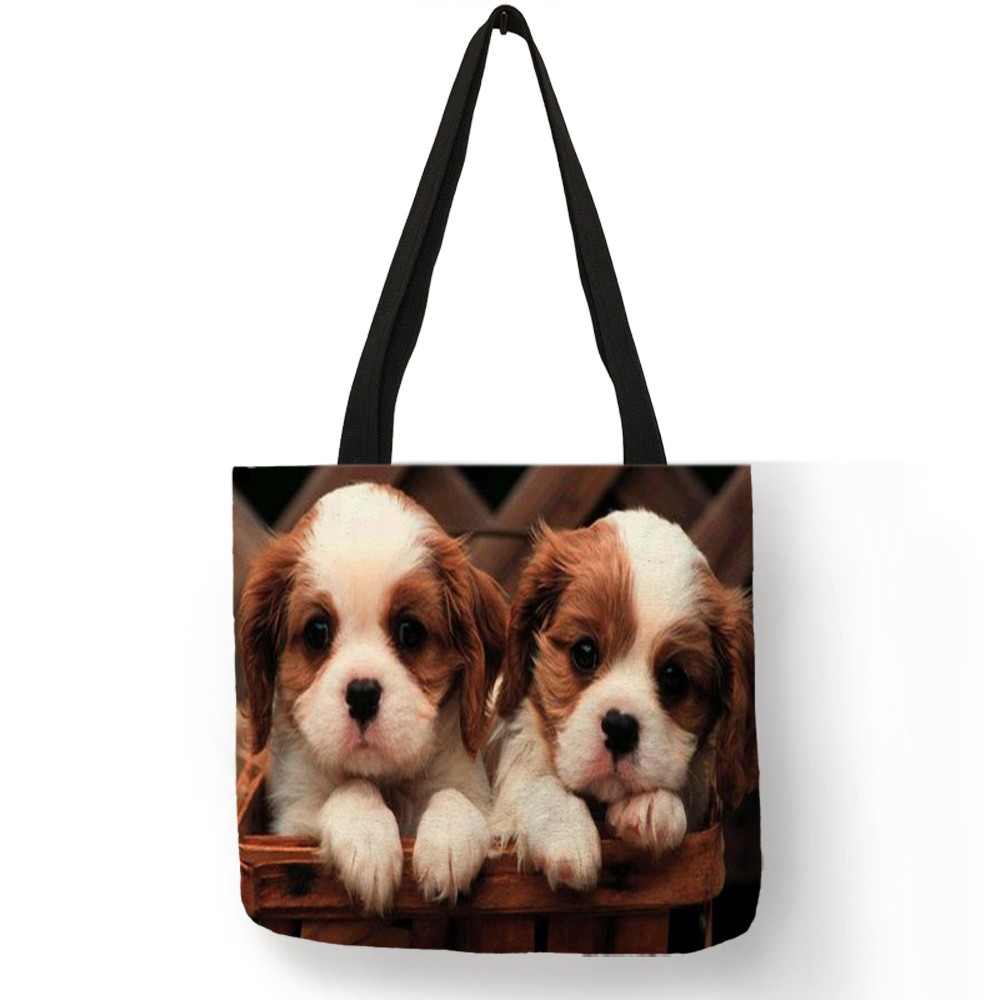 Nette golden Retriever Druck Tote Tasche Für Frauen wiederverwendbar Große Kapazität einkaufstaschen Dame Tote lässig Schulter Taschen: 002