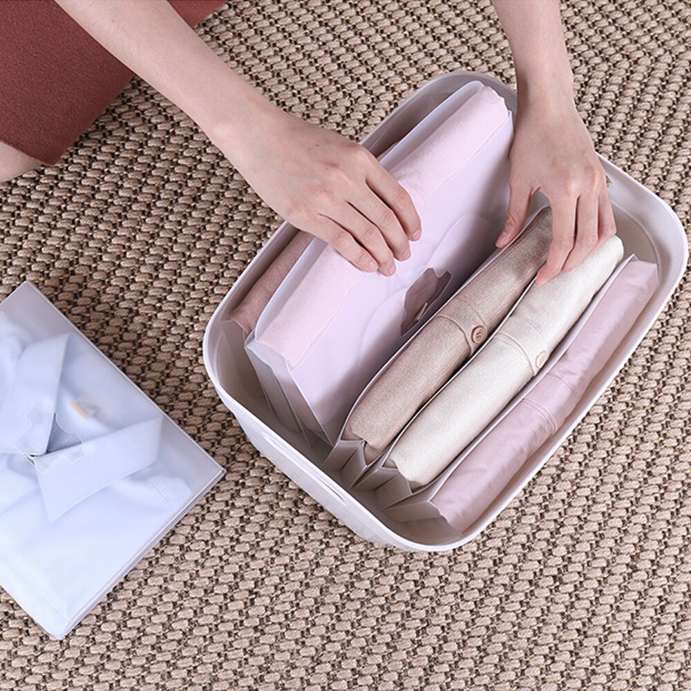 10Pcs Shirt Organizer T Shirt Folder Board Clothing Divider Folding Storage Organizers Wardrobe Rack Shirts Wrinkle Prevention