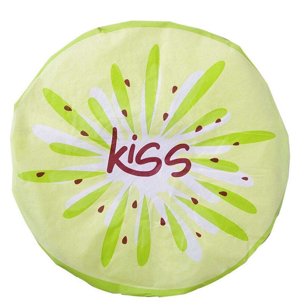 Cute Cartoon Fruit Pattern Waterproof Shower Cap Adult Shower Cap colorful Bathing Cap oilfproof fume cap and bath hood