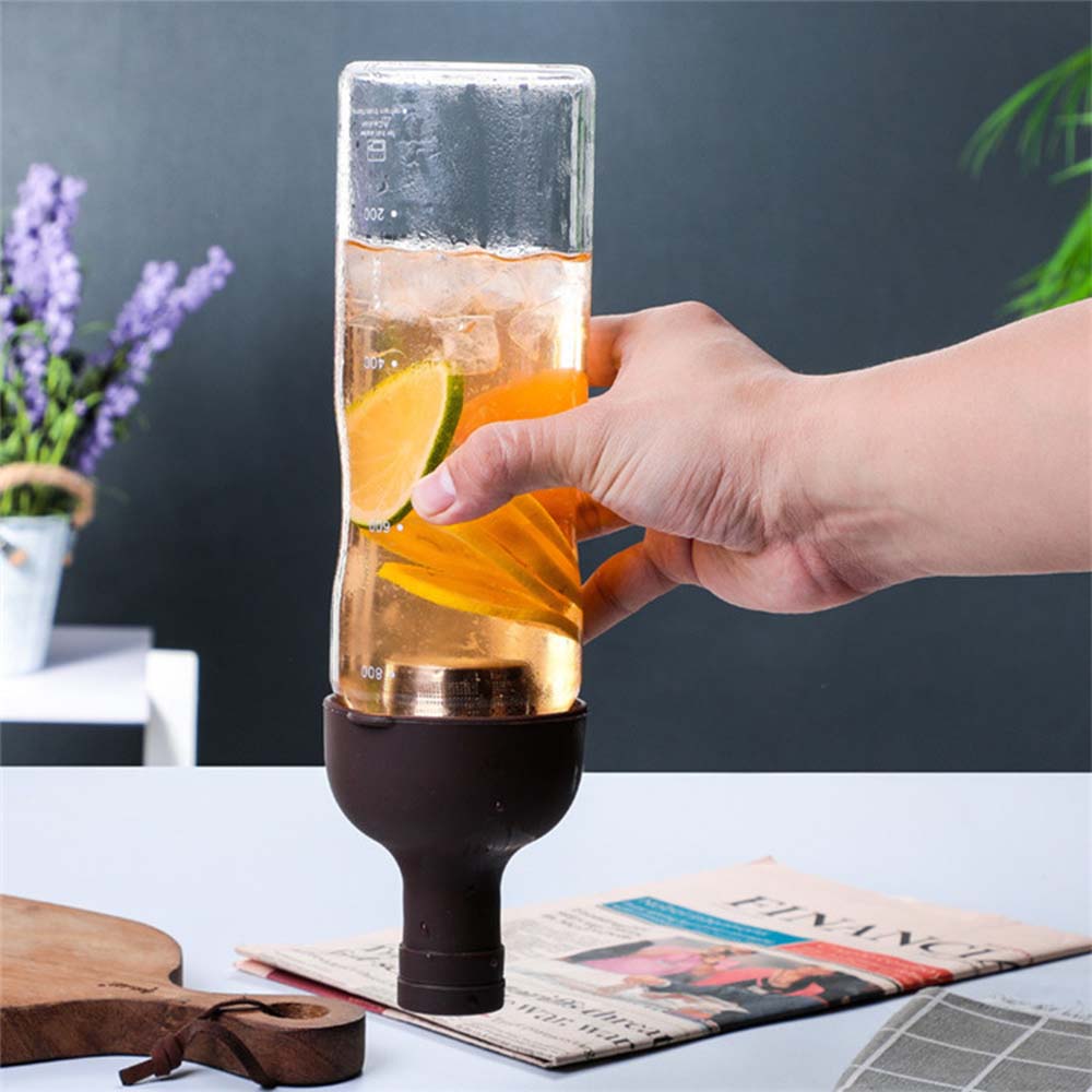 800ml Cold Brew Coffee Glass Bottle Pot Iced Coffee Filter Maker Cold Extraction Mixing Ground Cafe Tea Lemon Espresso Jug