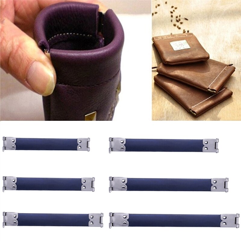 8-12Cm 10Pcs Metal Internal Flex Frames Metal Flex Dual Locks For DIY Sewing Fasteners Bag Purse Asseccaries Supplies