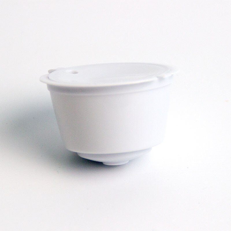 1PC Reusable Coffee Capsule Capsule Cup Kitchen Accessories Plastic Popular Refillable For Coffee Machine: White