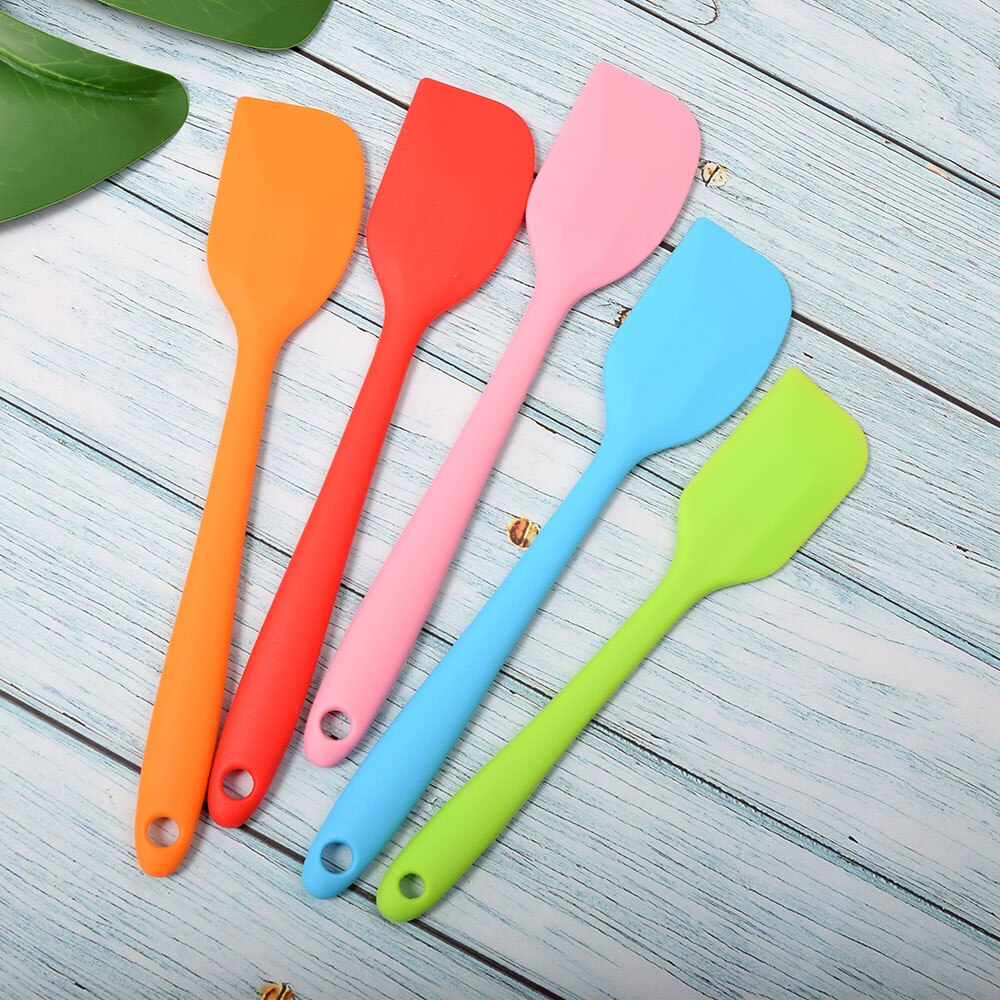Baking Scraper Spatula Cake Non Stick Silicone Spatula Spoon High Heat Resistant Kitchen Scraper For Baking Roasting Turkey
