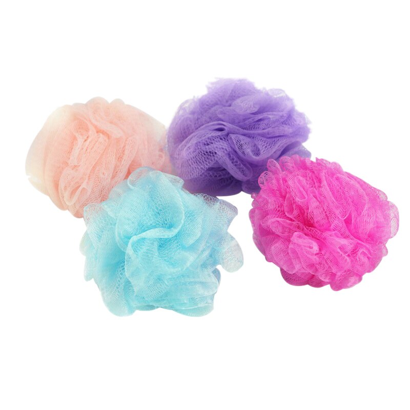 1pc kylpypallokylpyammetta pesuri suihku vartalon puhdistus verkko nylon sieni rikas kuplat vartalo pesusieni hieronta suihkupesuri satunnaisesti
