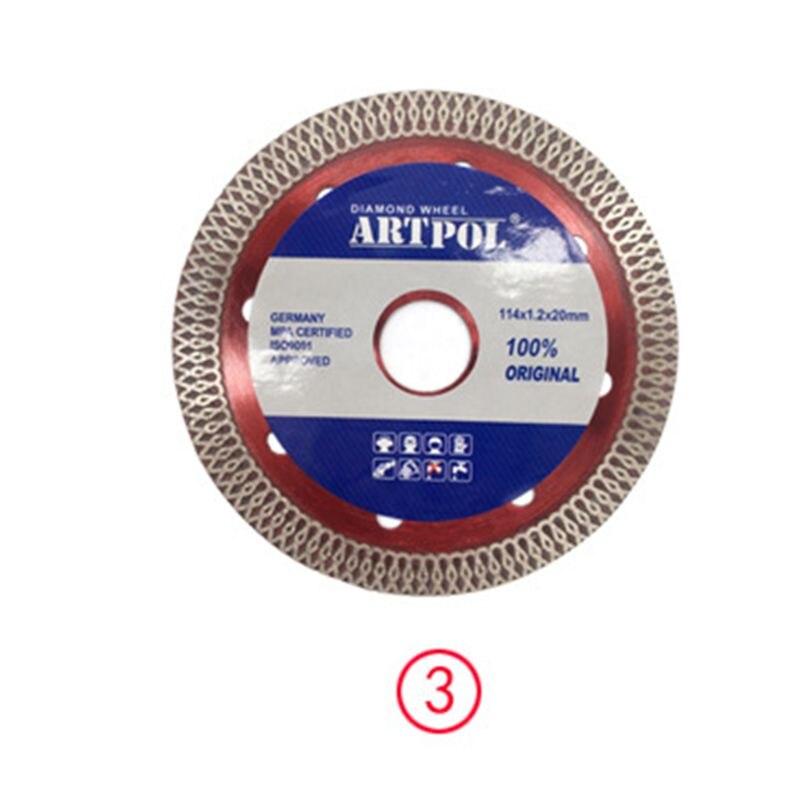1pc ultradunne diamant keramische zaagbladen porselein droogslijpschijf willekeurige kleur: 3