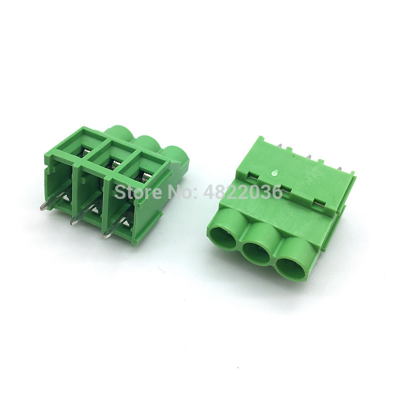 5Pcs KF635 6.35Mm 7.62Mm 9.5Mm Schroef Pcb Blokaansluiting Pitch 2Pin 3Pin 300V 30A schroef Terminal